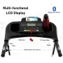 [USA Direct] Máy chạy bộ gấp gọn Bominfit JK1609A Động cơ 2.5HP Tốc độ tối đa 12km/h Tải trọng 120kg Đai chạy bộ 14 inch Bluetooth Âm nhạc Màn hình LED Không cần lắp đặt Thể dục tại nhà Tập luyện tại phòng tập thể dục
