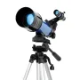 [US Direct] AOMEKIE AO2002 400/70mm Refractor Adult Astronomical Telescope with Phone Adapter Adjustable Tripod and Finder for Beginners and Amateurs to Observe the Moon AO2002