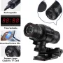 XANES 1080P Bicycle Helmet Camera 120° Wide Angle Bicycle Sports Camera IPX6 Waterproof Mini Motorcycle Helmet Camera Car Video Recorder Outdoor DV Video Camera