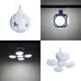 USB & Solar Rechargeable LED Football-shaped Night Light Outdoor Bulb Light Camping Light Emergency Light