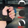 GOUNOD 1pair Sport Fitness Wrist Lifting Straps Wristband Silicone Non-slip Deadlift Grip Belt for Fitness Weightlifting Pull-up Exercise Training