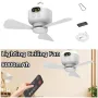 IPRee Portable Ceiling Fans 8000mAh Outdoor Camping Fan Tent Ventilator Cooler Rechargeable Electric Fan Remote Control LED Lighting