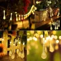IPRee 7 Meter/50 LED Solar Droplet Lights String Outdoor Waterproof Garden Lawn Paths Fencing Wedding Party Holiday Decora Solar Powered Light