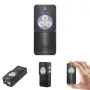 550 Lumens Mini Flashlight Rechargeable Bright Small LED Pocket Flat Light with Clip Magnetic Tail, Keychain Flash Light with Red UV Light, IP66 Waterproof Outdoor Emergency Work Lamp