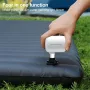 Camping Light Wireless Air Compressor 4000Pa Mini Inflate Deflate Pump 2200mAh Outdoor Inflator Pump for Inflatable Mats Swim Ring Outdoor Tools