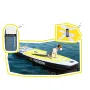 [US Direct] WKERSIY Inflatable Paddle Board Stand Up Surfing Board 6 Inch Thick Surfboard Surf Set with Paddleboard Surf Fin Coiled Leash Inflator Pump and Carry Bag SYFC320DOG