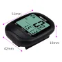 JOYCUNE JOY-587 Wired Bike Computer Waterproof Bicycle Speedometer Odometer Stopwatch Cycle Bike Computer with LED Display for Speed Monitor