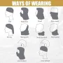 XANES Outdoor Cycling Mask Winter Thermal Full Face Bike Protective Mask Windproof for Riding Skiing Fishing Hunting