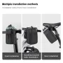 WEST BIKING 1L Insulated Bicycle Water Bottle Bag Waterproof Wear-resistant Large Capacity Outdoor Cycling Drawstring Kettle Carrier Bag