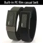 TUSHI 120cm Thick Tactical Belt for Men Automatic Buckle Military Police Duty Belt Tight Nylon Work Tool Belt Casual Waistband