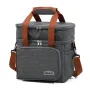 IPRee Portable Double Layer Lunch Bags Food Box Camping Oxford Backpacks Icebox Large Capacity Picnic BBQ Outdoor Bag