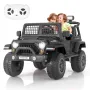 FUNTOK 12V 7AH 2 lugares, caminhão elétrico para crianças, alimentado por bateria, controle remoto sem fio, Bluetooth, suspensão de mola, MP3 player e luzes LED, carro de brinquedo motorizado para crianças, presente de Natal e aniversário