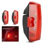 WEST BIKING 100LM Smart Brake Sensing Taillight Waterproof USB Charging COB LED Bike Rear Light for Outdoor Road MTB Night Riding Safety