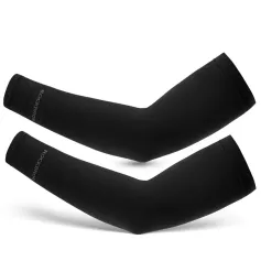 ROCKBROS UPF50+ UV Protection Solid Arm Sleeves Quick-drying Breathable High Elastic Fit Sunscreen Sleeves for Summer Outdoor Driving Sports
