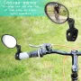 2pcs Bike Mirrors 360 Degree Adjustable Rotatable Handlebar Mirror Wide Angle Bicycle Rear View Mirror For Mountain Road Bike
