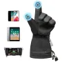 Heated Gloves Motorcycle Touch Screen Battery Powered Waterproof Gloves Winter Keep Warm Equipment for Outdoor Sport