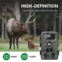 PR700 16MP Hunting Camera 1080P Resolution 120° Wide Angle IP54 Waterproof 15m PIR Sensing Night Vision Distance Outdoors Nature Discovery Photography