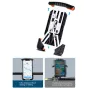 ACRUNU 4.7-7inch Adjustable Bike Phone Holder Shockproof Motorcycle Phone Handlebar Riding Navigation Frame 360 Rotation Bicycle Mount Accessories