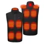 TENGOO HV-11S Unisex 11 Heating Area Vest 3-Gears Heated Jackets USB Electric Thermal Clothing Winter Warm Vest Outdoor Heat Coat Clothing for Winter Skiing Camping