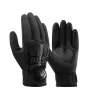 ROCKBROS Warm Bike Gloves Touch Screen Windproof Anti-slip Thermal Bicycle Gloves for Winter Outdoor Motorcycle Scooter Ski