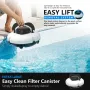 Cordless Robotic Pool Cleaner Pool Vacuum with Dual Motors Self Parking Suitable for Flat Ground Pools