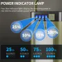 IPRee Portable Solar Camping Lantern LED Rechargeable Outdoor Hanging Tent Lamp Folding LED With Hook Emergency Camping Light