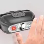 BIKIGHT Mini USB Rechargeable XPG+ 2 LED Headlamp Sensor Headlight Camping Flashlight Outdoor Light Fishing Portable Torch Lamp