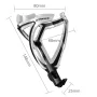ENLEE Dual Color Bicycle Water Bottle Holder Tough Hardness Wear-resistant Lightweight Bike Bottle Rack Cages for MTB Outdoor Cycling