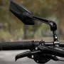 BENGGUO 1 Pair Bicycle Rearview Mirror 360° Rotation Anti-glare HD Wide Range Bike Handlebar Reflector Mirror for MTB Motorcycle E-bike