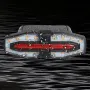 BIKIGHT Bicycle Solar Charging Wireless Remote Control Turn Signal Taillights USB Rechargeable Waterproof Bike Rear Light for Outdoor Night Riding Safety