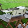 IPRee Stainless Steel Grill Outdoor Portable Charcoal Thickened Barbecue Household Small One-second Folding Carbon Baking Skewer Oven for Outdoor