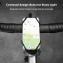 BENGGUO 1pcs Bike High Strength Straps Holder Elastic Bicycle Handlebar Silicone Strap Band for 4.7-7.0 inch Phone Cycling