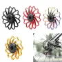 WEST BIKING 3/5 CM Mountain Bicycle Ceramic Rear Dial Guide Wheel 11T 13T Tooth Derailleur Aluminum Alloy Perrin Bearing Tension Wheel