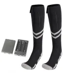 TENGOO Electric Heated Socks Cold Weather Cotton Heat Socks for Men Women, Winter Outdoor Sports Climbing Hiking Hunting Cycling Heating Long Socks