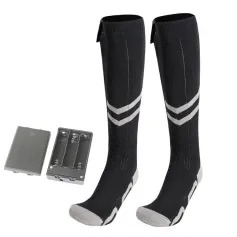 TENGOO Electric Heated Socks Cold Weather Cotton Heat Socks for Men Women, Winter Outdoor Sports Climbing Hiking Hunting Cycling Heating Long Socks