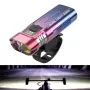 BIKIGHT SM220 800LM Dual-core LED Bicycle Headlight Battery Level Digital Display USB Charging Waterproof Front Bike Light for MTB Road Night Riding