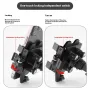 BENGGUO Aluminum Alloy Bike Phone Mount Quick Release Shock-absorbing Anti-slip Universal Motorcycle Handlebar 360° Rotation Phone Holder