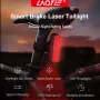600LM XPG + 2 LED Bicycle German Standard Smart Sensor Warning Light Bike Front Light Headlight