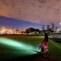 NATFIRE GTR60 OLED Display Bike Light 2000 Lumens 8 LEDs 10000mAh Battery USB Rechargeable IPX5 Waterproof Safety Lock Portable Flashlight for Cycling Hiking Camping