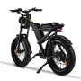 [USA Direct] IM-J1 Electric Bike 48V 15AH Battery 500W Motor 20*4.0inch Fat Tires 80-120KM Mileage 150KG Payload Electric Bicycle