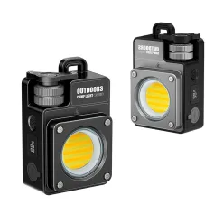 SEEKNITE USB Rechargeable ki ap dirije Kan Lantèn ak Baz Mayetik ak milti-sous COB Travay / Reparasyon limyè pou Itilizasyon Deyò