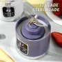 450ml Portable Juicer Cup 12 Blade Head USB Charging Mini Blender Electric Juicer 3 Gears Double Cover Fruit Mixer