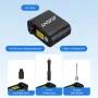 LAOTIE Z1 Mini Electric Bike-specific Air Pump 100PSI 300mAh Type-C Fast Rechargeable Portable Pocket Inflator with Silicone Case for Long Distance Cycling Rapid Tire Emergency Inflation