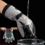 TENGOO Heated Gloves Thermal Winter Waterproof Ski Heated Gloves MTB Riding Windproof Motorcycle Five-Finger Touch Screen Gloves