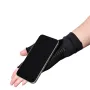 KALOAD 1Pair Sarung Tangan Mampatan Copperion Arthritis untuk Dewasa Melegakan Sakit Tangan Bengkak Carpal Tunnel Sokongan Separuh Jari Sendi Terapi