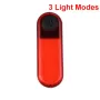 BIKIGHT Bike Taillight 200mAh Battery 5 Light Modes Type-C Rechargeable Waterproof Bicycle Rear Light for Outdoor Cycling