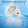 TENGOO Electric Heated Scarf Neck USB Charging Heating Pad 3 Temperature Adjustable Heating Neck Wrap Washable 3s Fast Heating for Men Women