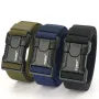 TUSHI 125cm Tactical Nylon Belt Adjustable Quick Release Wear-resistant Lightweight Waist Belt Aluminum Alloy Buckle Canvas Belt Casual Sports Belts for Outdoor Men Women
