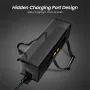 XANES 49*15*15CM Lithium Battery Storage Bag for Electric Bicycle Portable Waterproof Fireproof Explosion-proof Safety E-bikes Battery Handbag with Hidden Charging Port Design