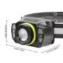Bikight Smart Sensor USB Rechargeable LED Headlamp Zoom Headlight Fishing Accessories Work Light Camping Head Lamp Flashlight